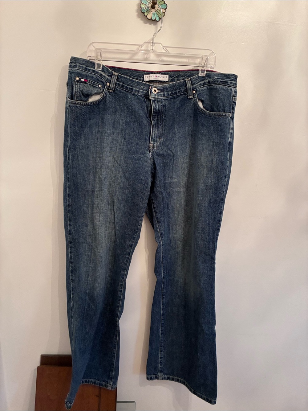 Tommy Hilfiger Women'sMedium Dark Blue Jeans Denim Jeans sz 18